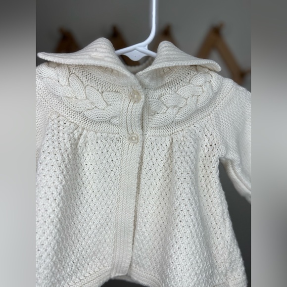 Baby Gap Braided Knit Jacket Cardigan - Picture 3 of 5